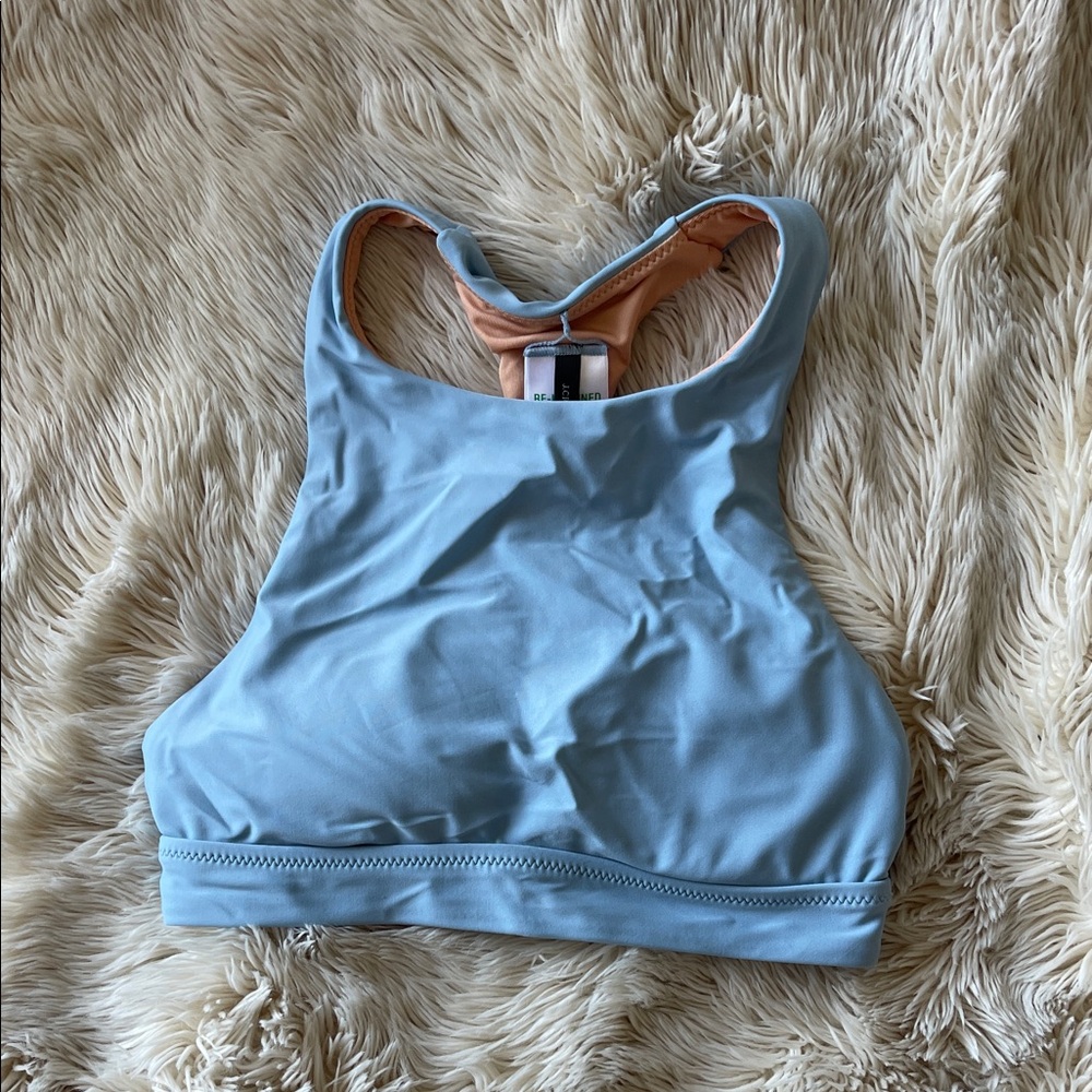 J. Crew Women's Light Blue Bikini Top XXS